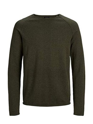 Jack & Jones Jjeunion Knit Crew Neck Noos suéter, Verde