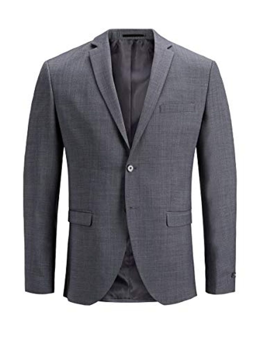 Fashion Jack & Jones Jprsolaris Blazer Noos Chaqueta de Traje, Gris