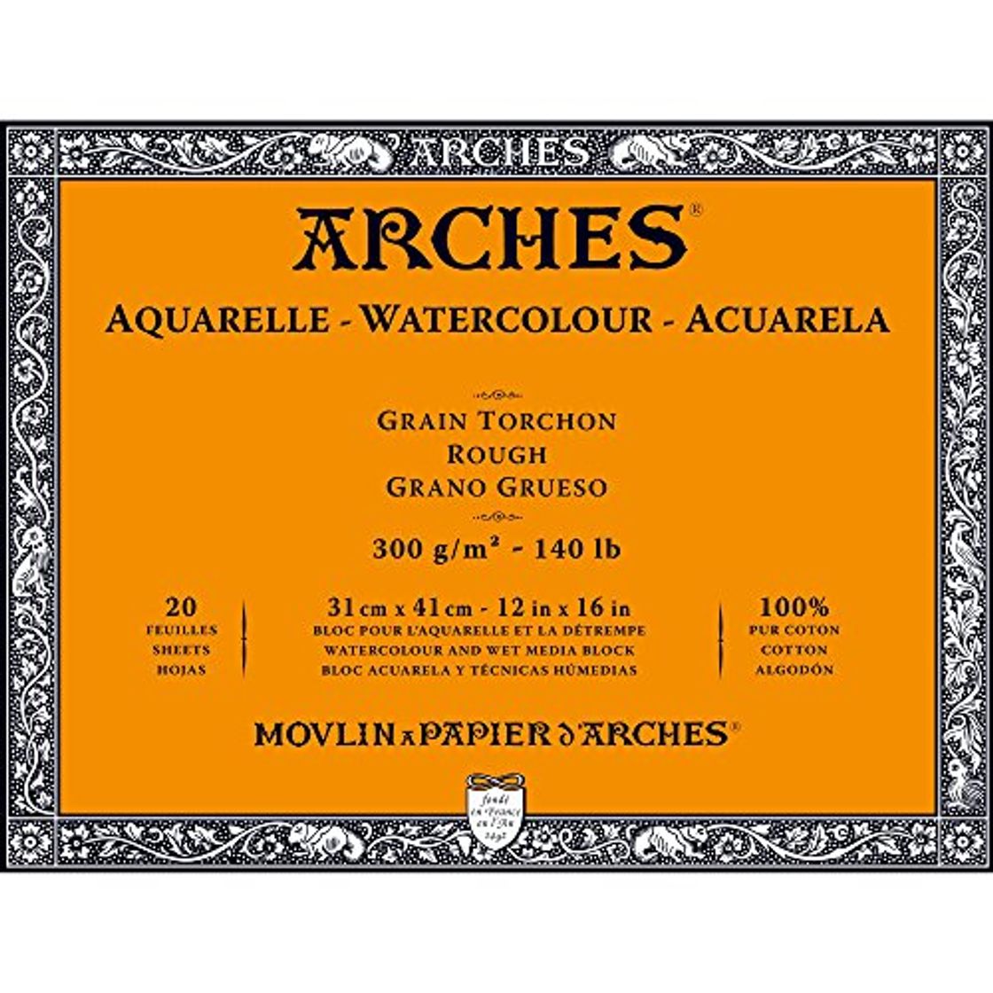 Producto Unbekannt Arches 1795087 Bloc para Acuarelas