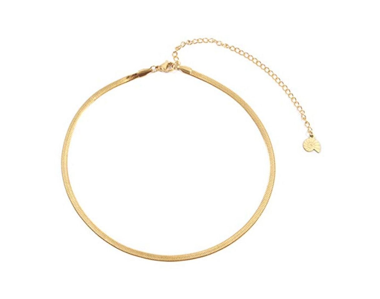 Products Happiness Boutique Damas Collar Choker de Espiga en Color Oro