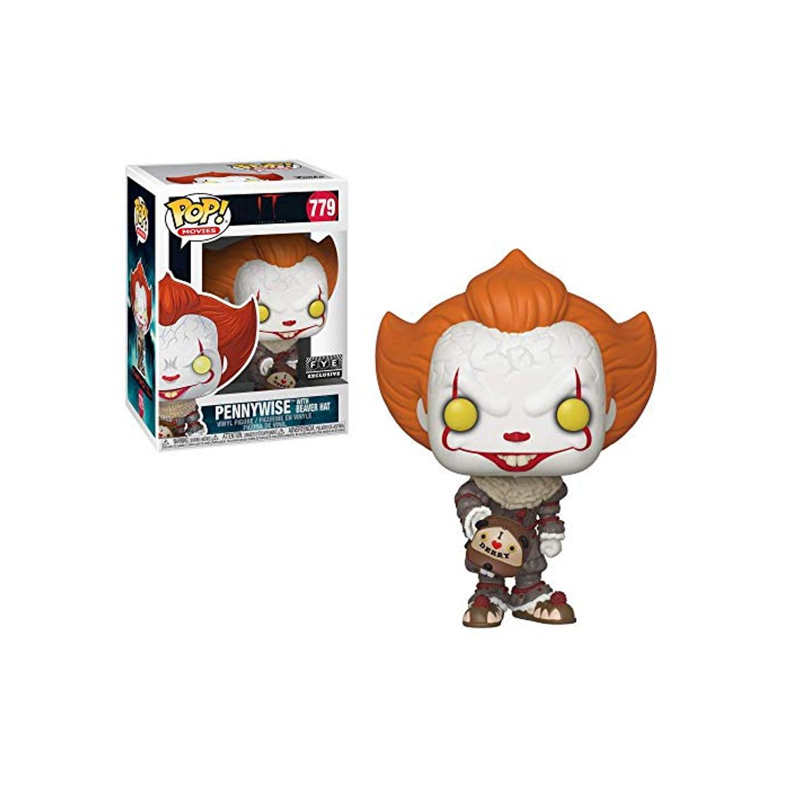 Juego Funko- Pop. Vinyl: Movies: It: Chapter 2-Pennywise W/Beaver Hat W/Chase