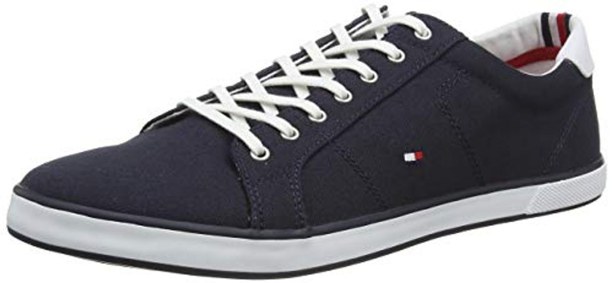 Social Tommy Hilfiger H2285ARLOW 1D, Zapatillas para Hombre, Azul