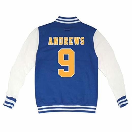 KiarenzaFD Riverdale Archie Andrews Football 9 - Chaqueta de Cuello Redondo -