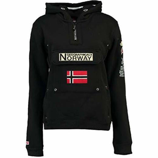 Geographical Norway Sudadera Mujer GYMCLASS A Negro S