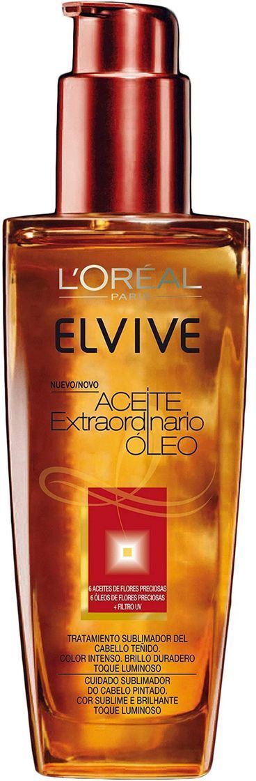 Social L 'Oréal Paris Elvive Aceite excepcional Tratamiento Nutriente