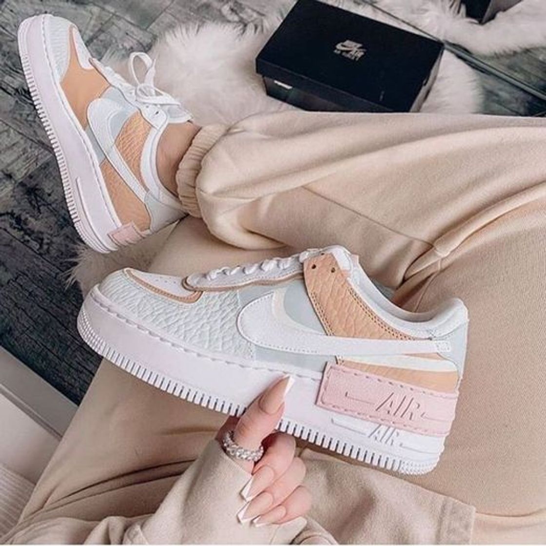 Moda Nike air force pink