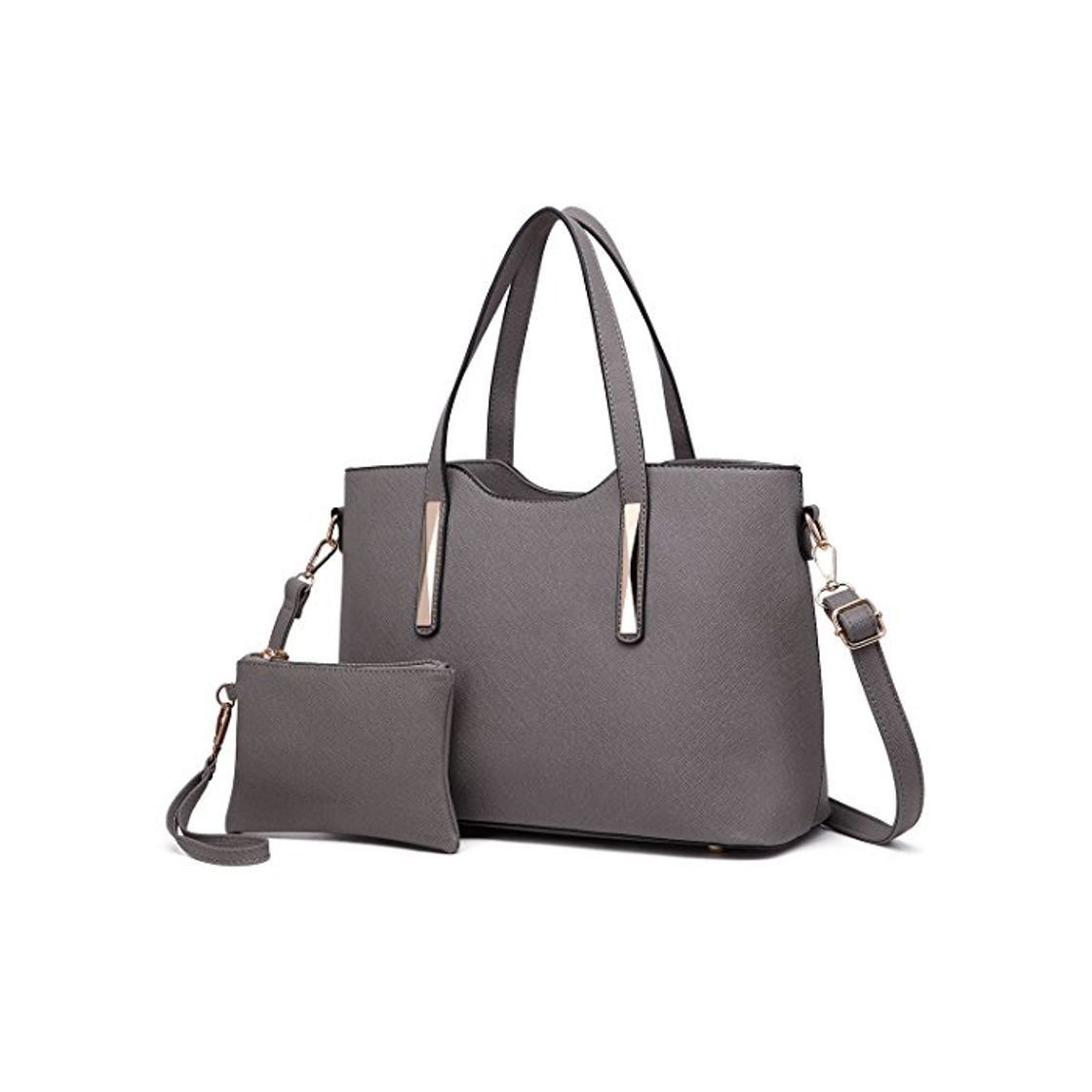 Social Miss Lulu Bolsas de Señoras Moda Cuero Pu 2 Piezas Totalizador Bolsos
