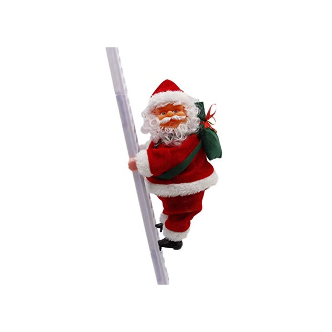 Social BESTOYARD Santa Claus Escalera de Escalada Eléctrica Papá Noel Muñeco de Navidad Ornamento Colgante Exterior Puerta Interior Decoración de Pared