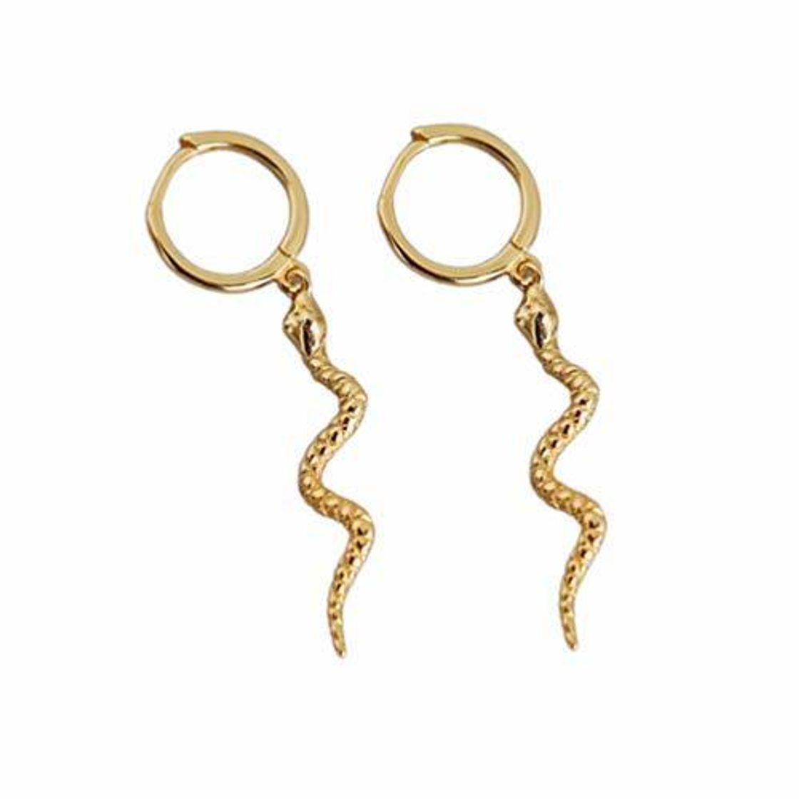 Social Holibanna Aretes de Serpiente Pendientes de Aleación de Estilo Punk Pendientes de