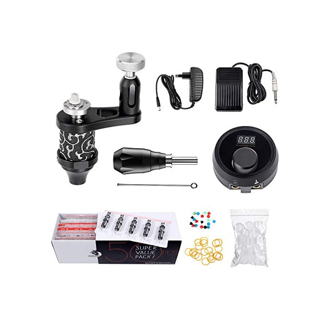 Product Solong Tattoo Maquina Kit de Tatuaje Completo Profesional Rotativa Maquina para Tatuar