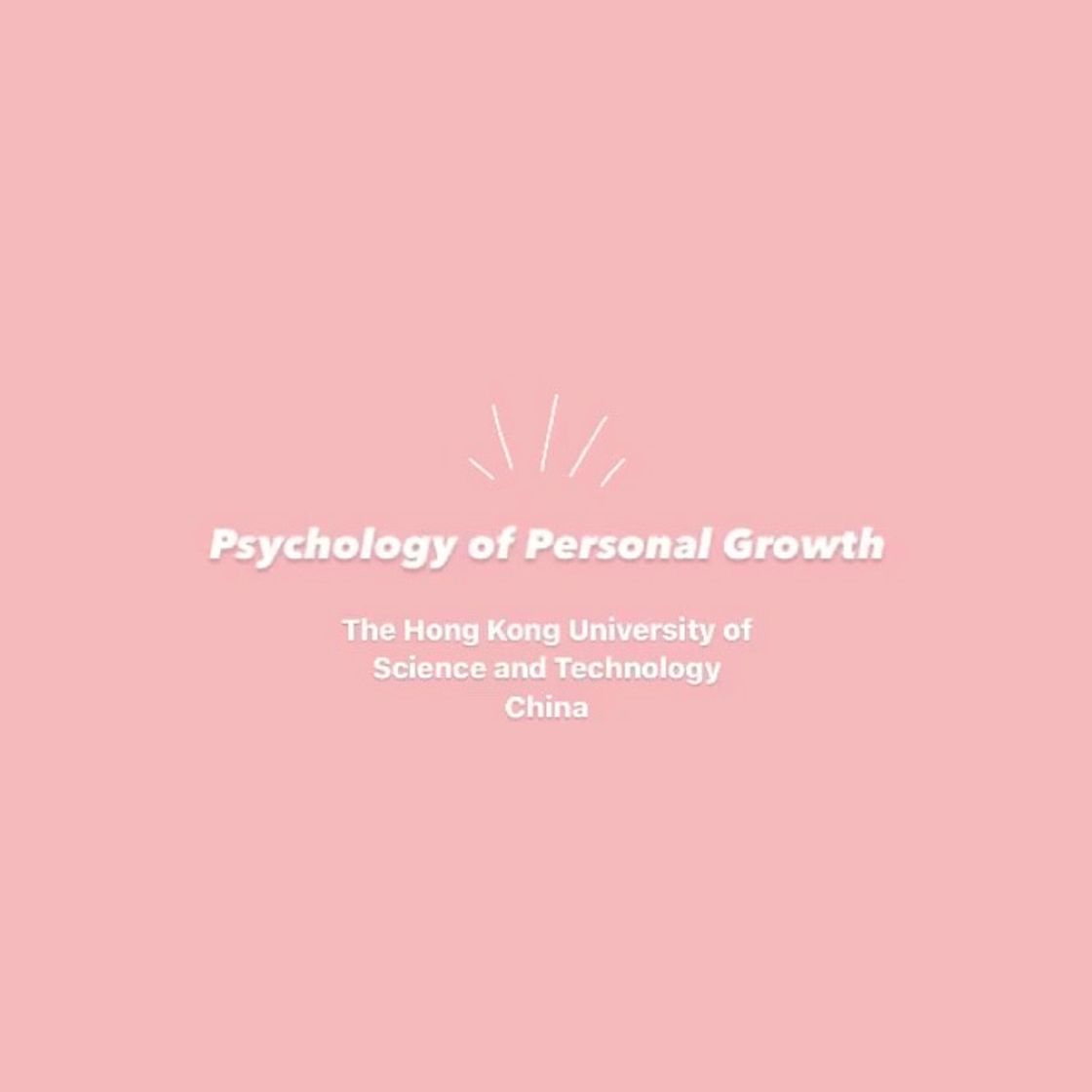 Moda Psychology of Personal Growth | edX