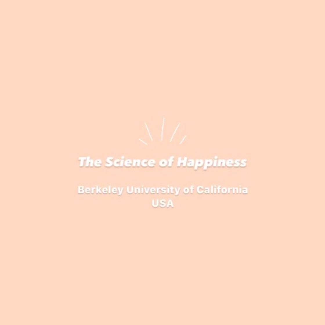 Moda The Science of Happiness | edX