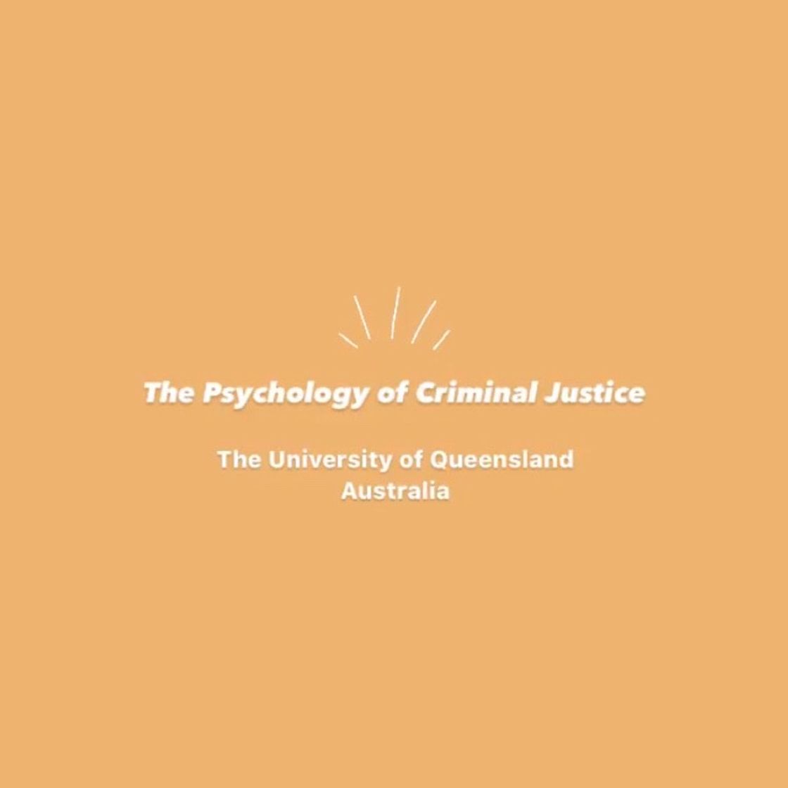 Moda The Psychology of Criminal Justice | edX