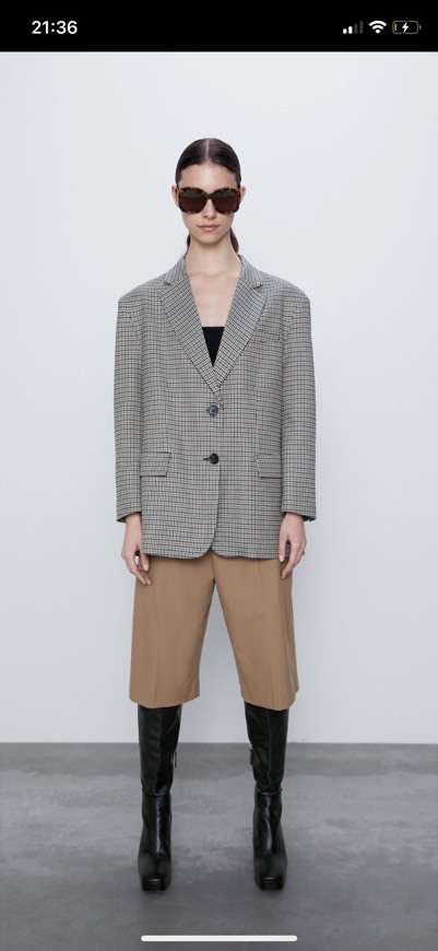 Product Blazer oversize xadrez