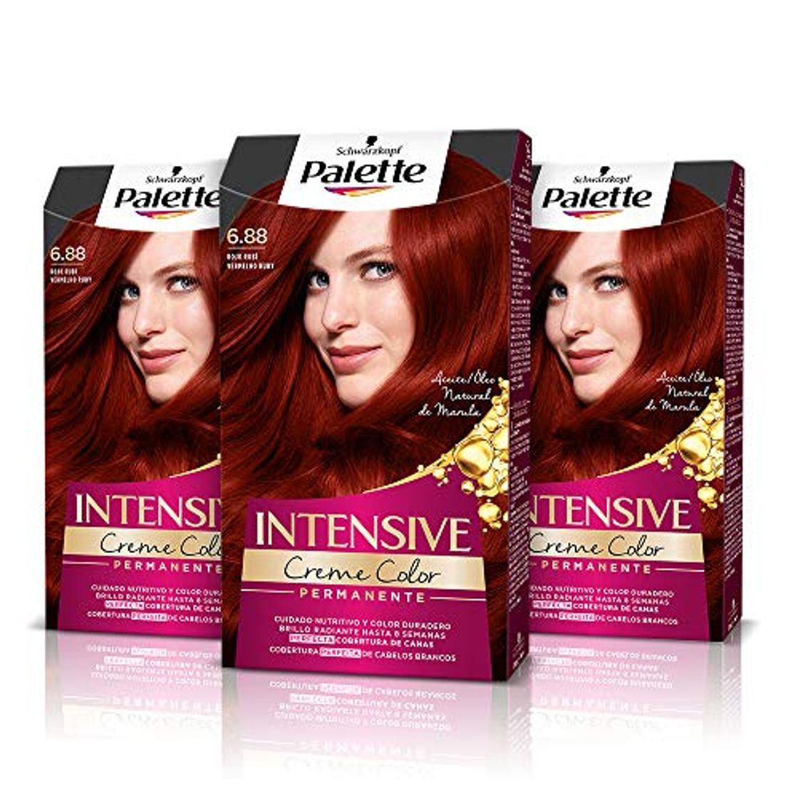 Products Schwarzkopf Palette Intensive Creme Color – Tono 6.88 cabello Rojo Rubí