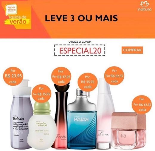 Promoções na natura 