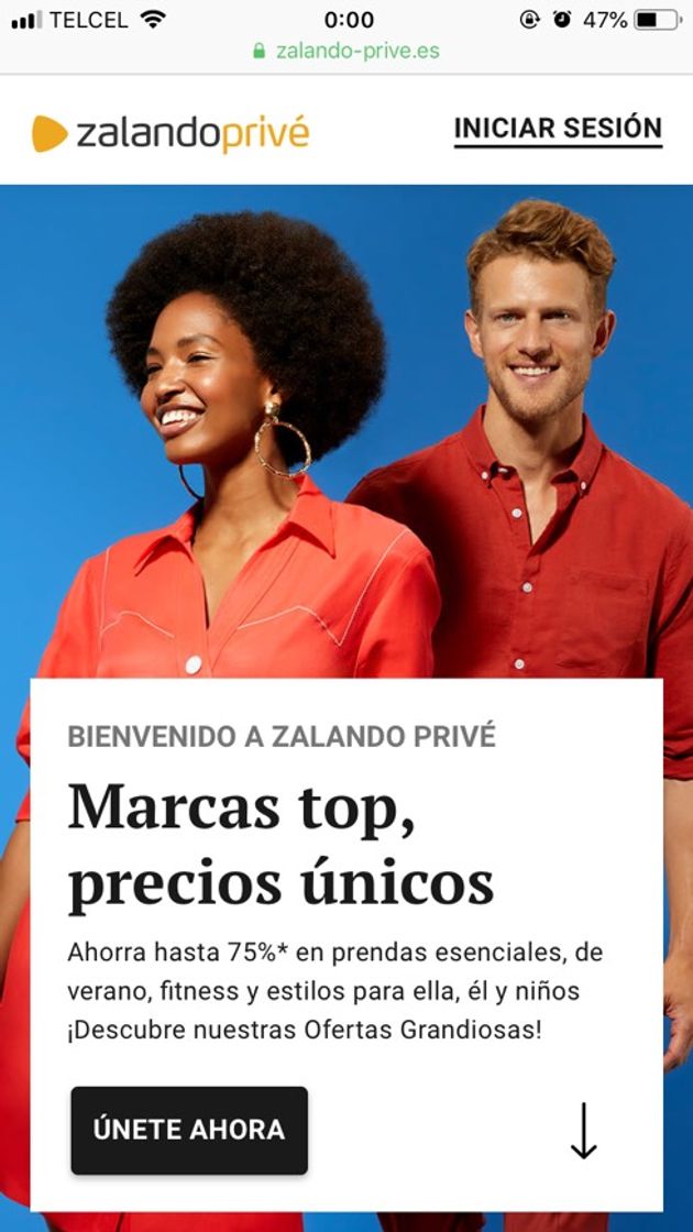 App Zalando Privé - Ventas privadas de moda & lifestyle