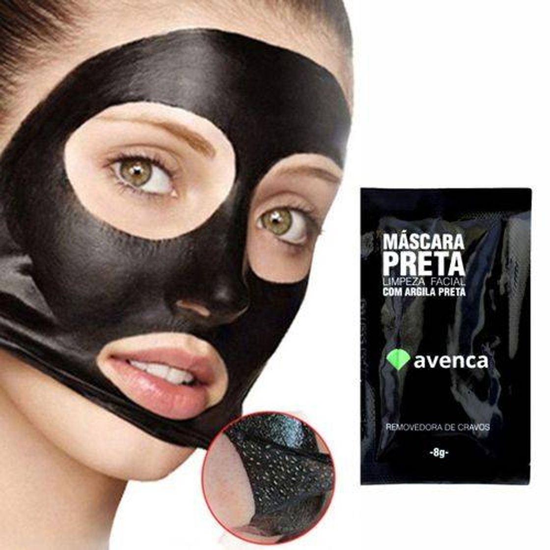 Producto Máscara facial preta removedora de cravos