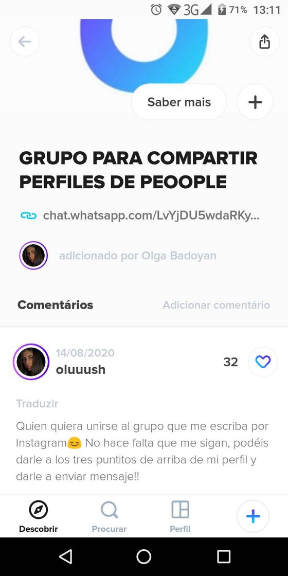 Moda grupo de ajuda 