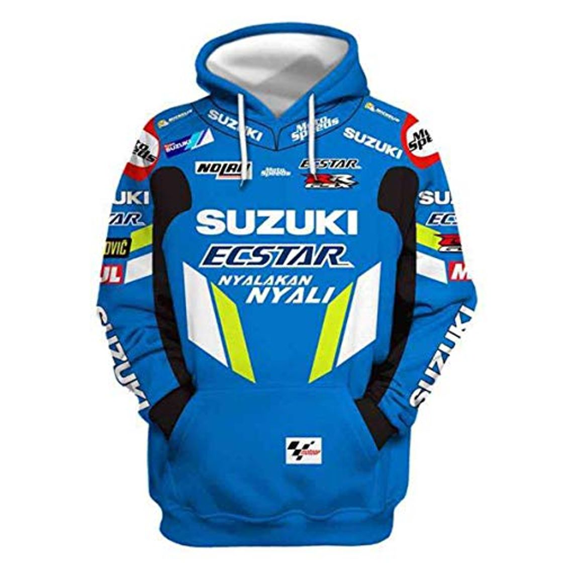 Product Sudadera Unisex Primavera Manga Larga Sudadera 3D Digital International Suzuki Logo Print