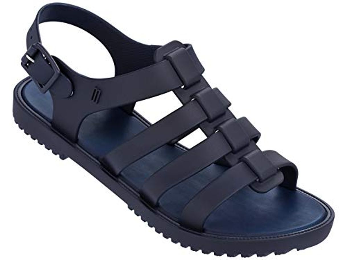 Moda Flox UNISSEX Sandalias Romana Planas de Mujer Azul y Azul Marino