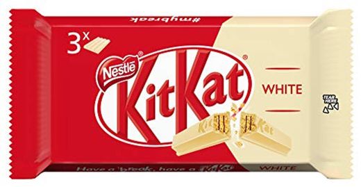 Nestlé KitKat Chocolate Blanco - Barritas de chocolate blanco, Snack de chocolate