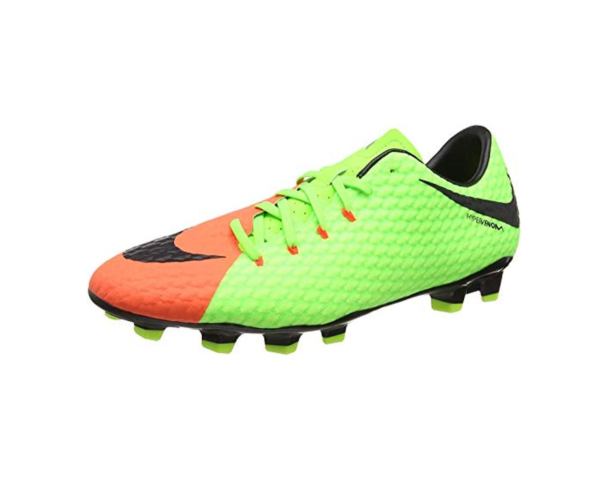 Moda Nike Hypervenom Phelon Iii Fg, Botas de Fútbol para Hombre, Verde