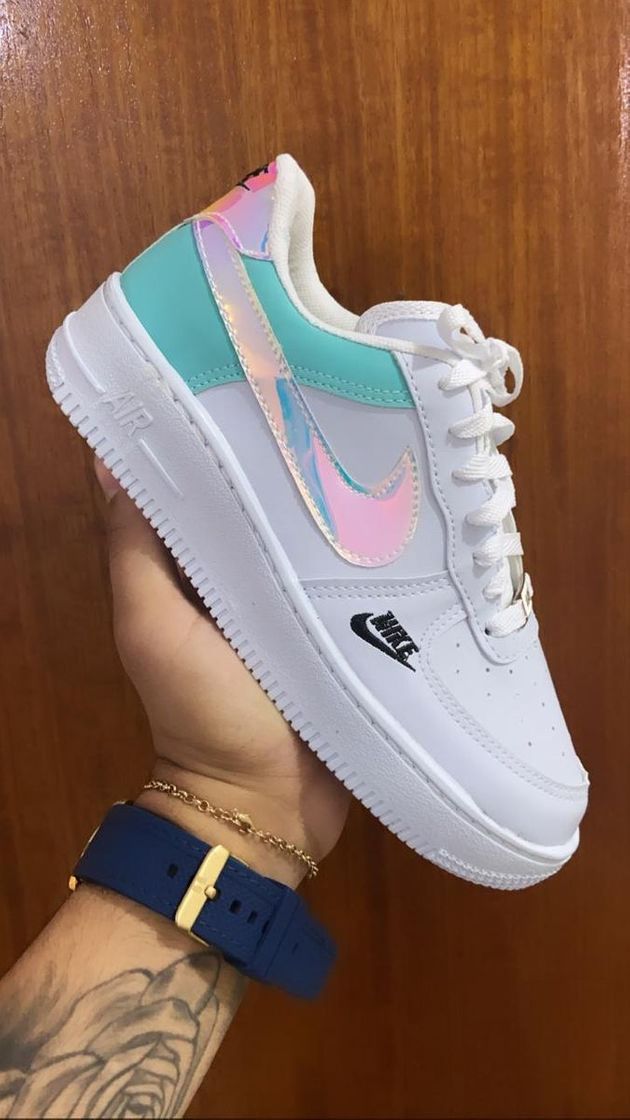 Moda Tênis Nike Feminino | Tênis Nike Air Force Branco/Colorido