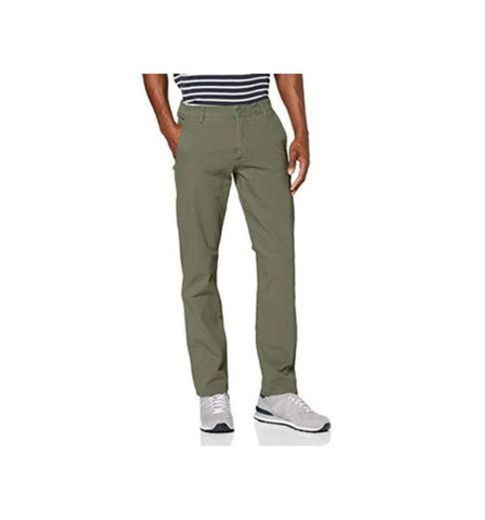 Dockers Alpha 4-Way Stretch Chino Slim Tapered Pantalones, Verde Olive 0001, 34W