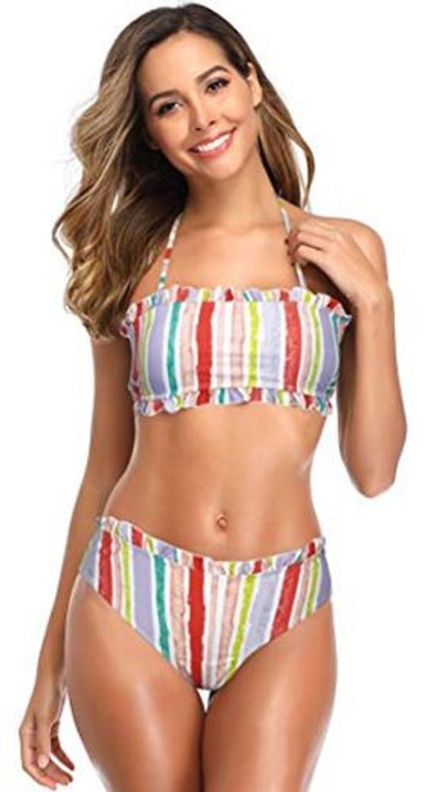 Social SHEKINI Traje de Ba?o de Mujer Corbata Colgando de Color Ropa de