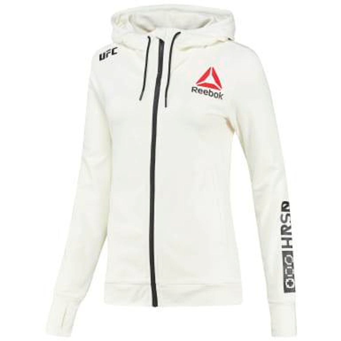 Fashion Sudadera UFC Fight Night Blank Walkout - Blanco Reebok | Reebok ...