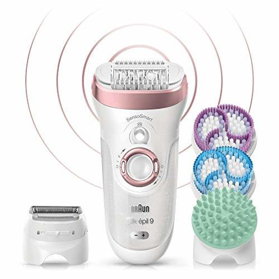 Social Braun Silk-épil 9 9/990 SkinSpa Depiladora Mujer Eléctrica Inalámbrica 4 en 1
