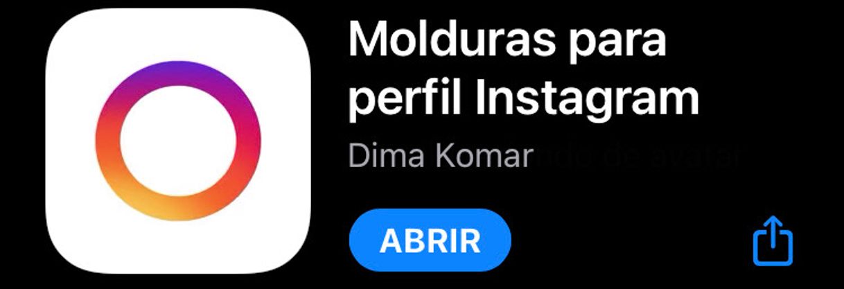 App Border molduras para Ig