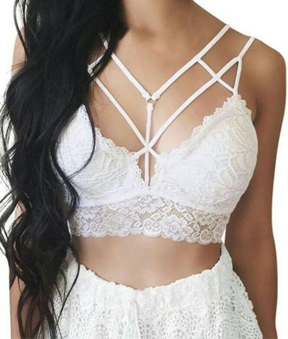 Social Corsé encaje bralette 