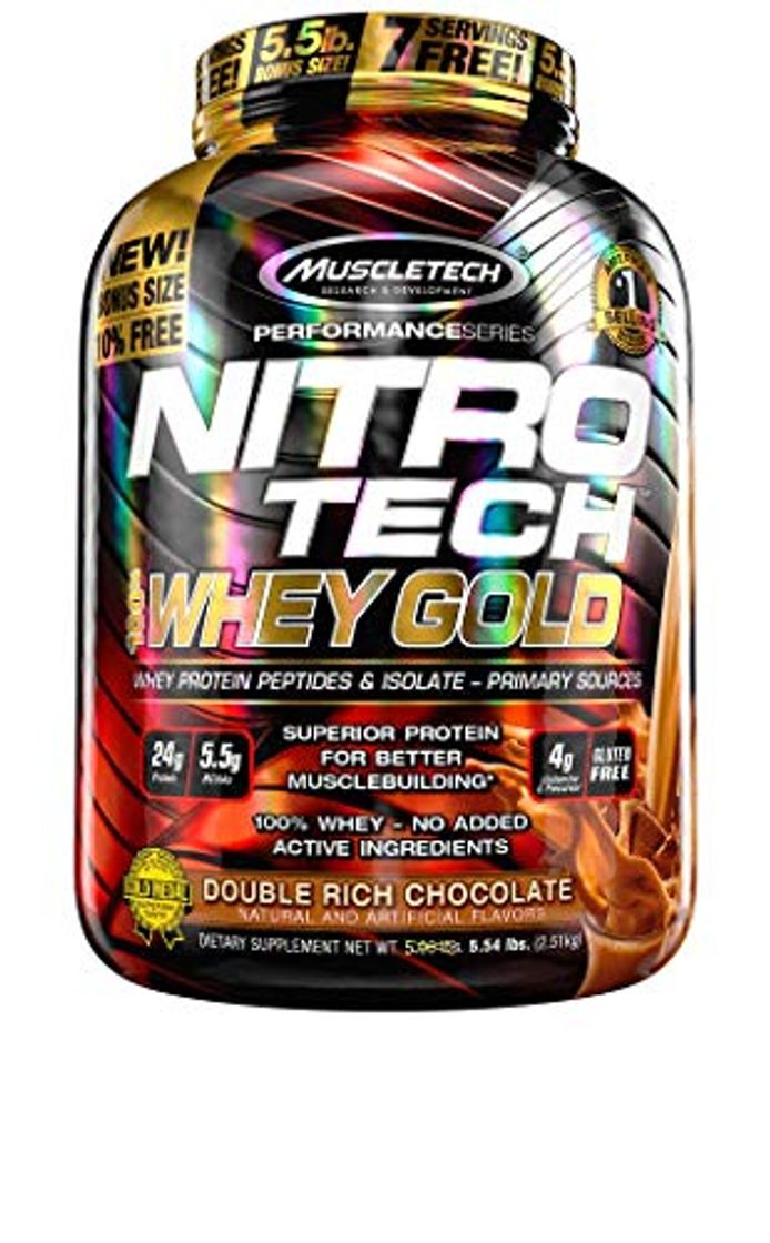 Productos Muscletech Performance Series Nitro Tech 100% Whey Gold