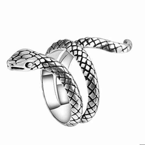Social Ogquaton Mujeres Anillo de Plata de Apertura Tamaño Ajustable Anillos Forma Animal