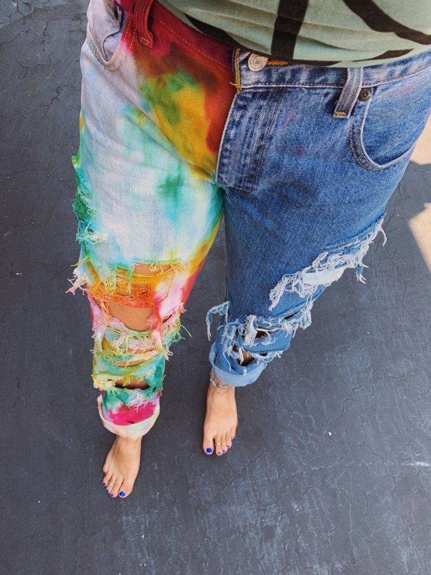 Moda Jeans tie dye