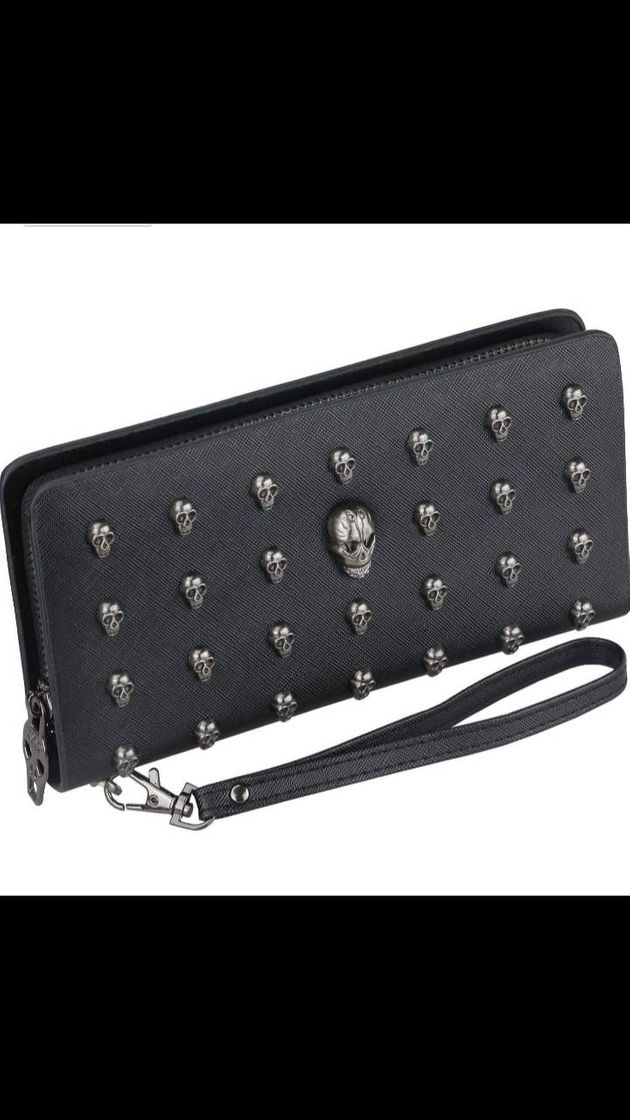 Moda Cartera de calaveras💀🖤