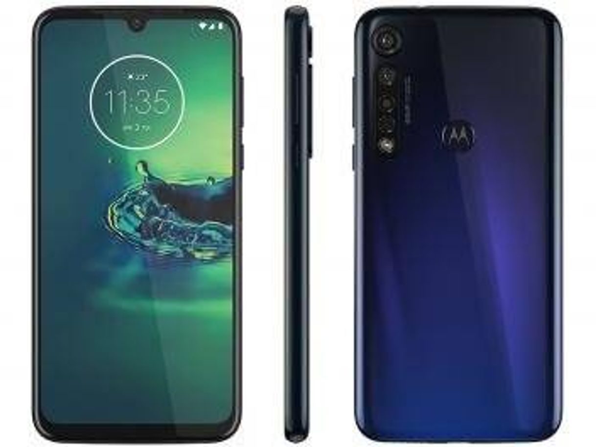 Fashion Smartphone Motorola G8 Plus 64GB Azul Safira 4G - 4GB RAM Te