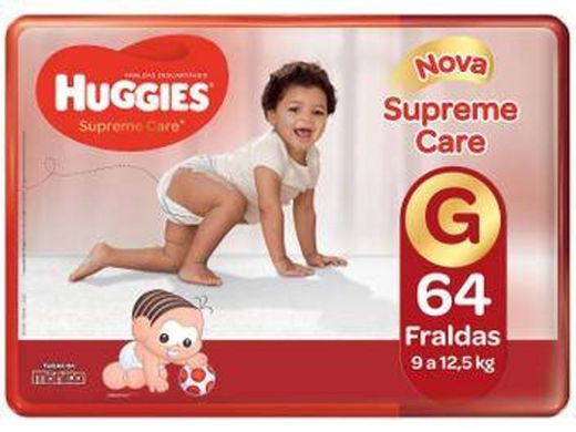 Fralda Huggies Turma da Mônica Supreme Care - Tam. G 9 a 12,