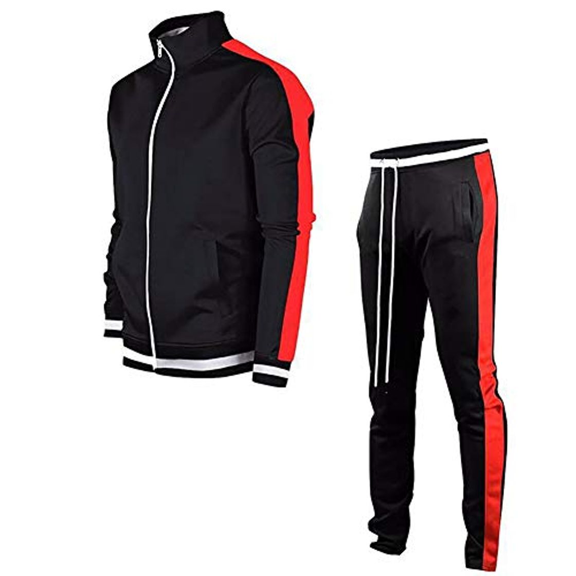 Fashion LeerKing Ropa Deportiva para Hombres Chándales de Hombre Niños Trajes Deportivos Chándales