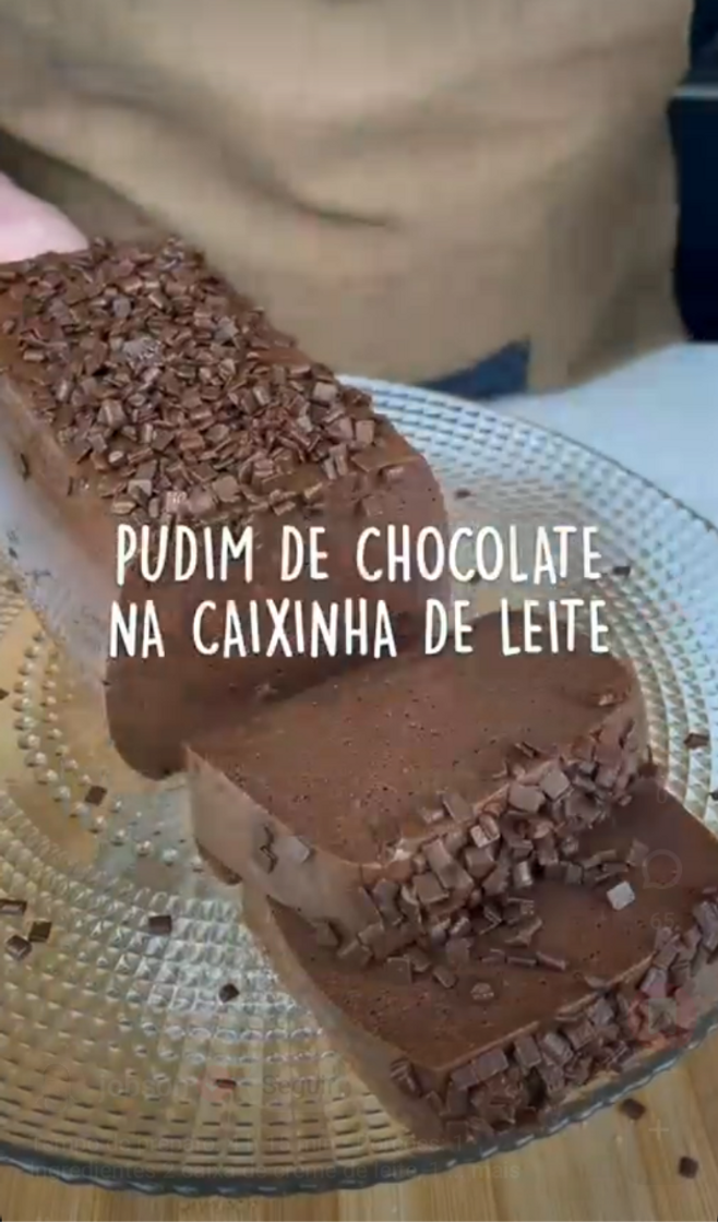 Social Pudim na caixa de leite  