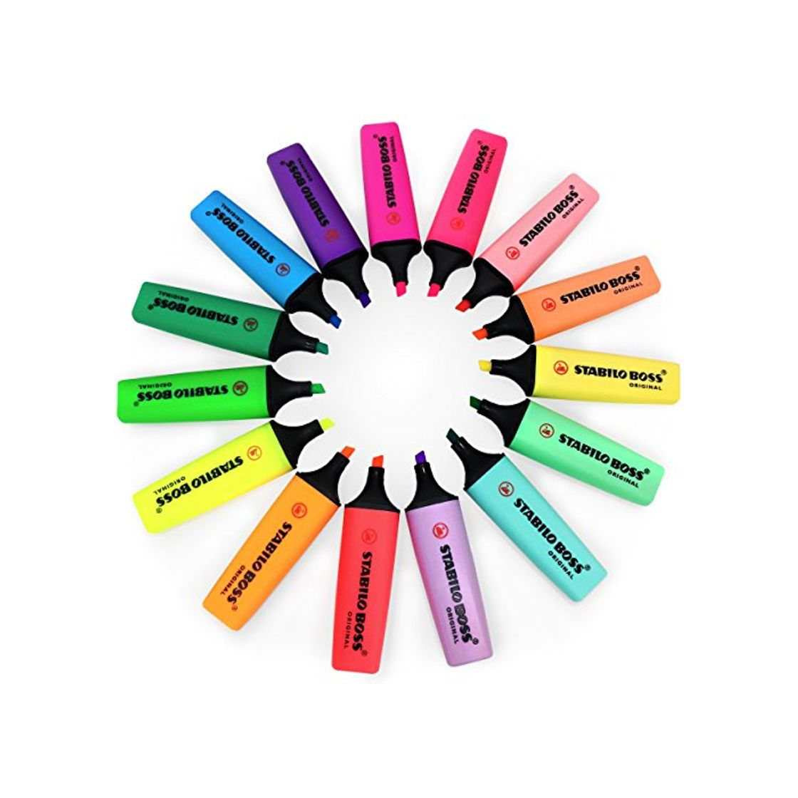 Producto Stabilo Boss Original fluorescent et Pastel surligneurs - Deskset DE 15 couleurs assorties