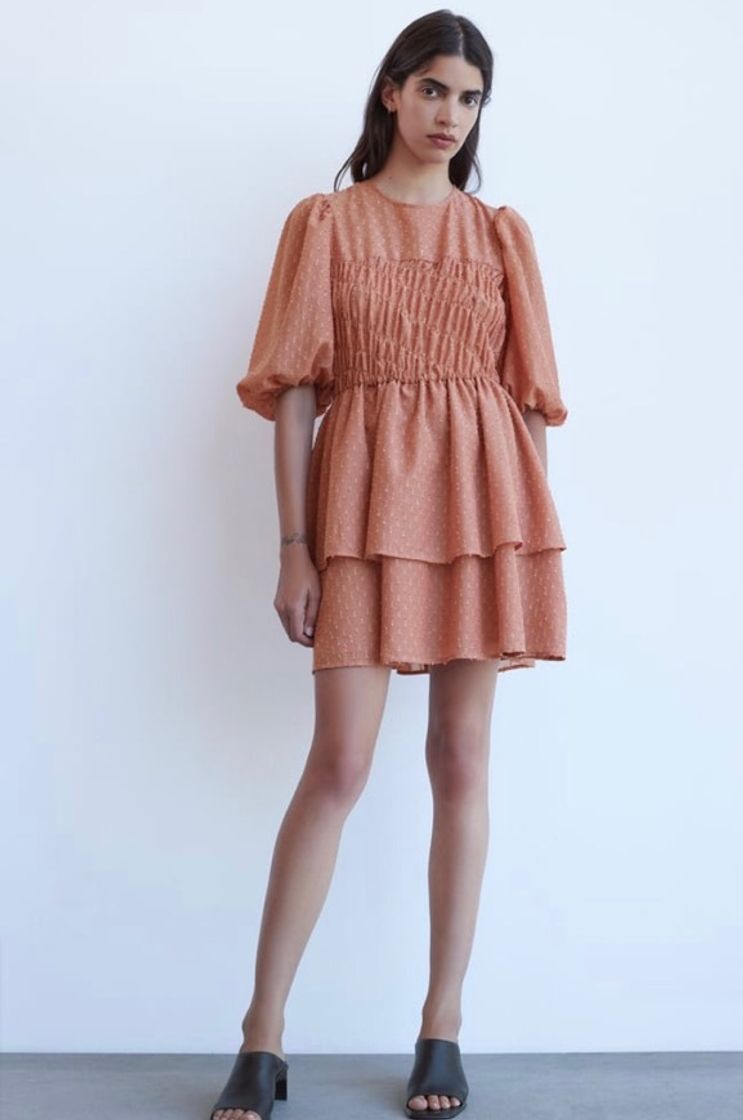 Social Dotted Mesh Mini Dress
