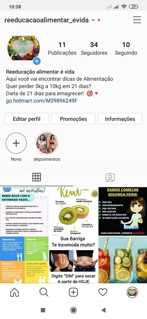 Moda Meu Instagram novo 