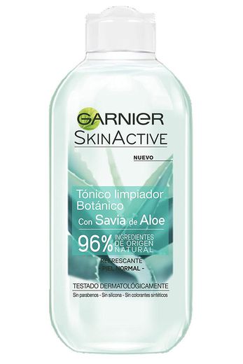 Skinactive Tónico Refrescante Aloe GARNIER Tónico limpiador y ...