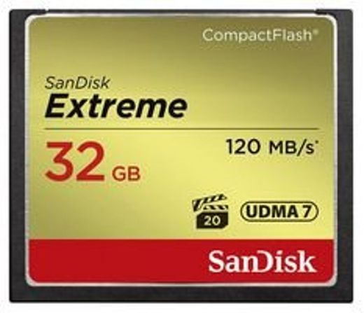 SanDisk SDCFXSB-032G-G46 - Tarjeta de Memoria Compact Flash de 32 GB