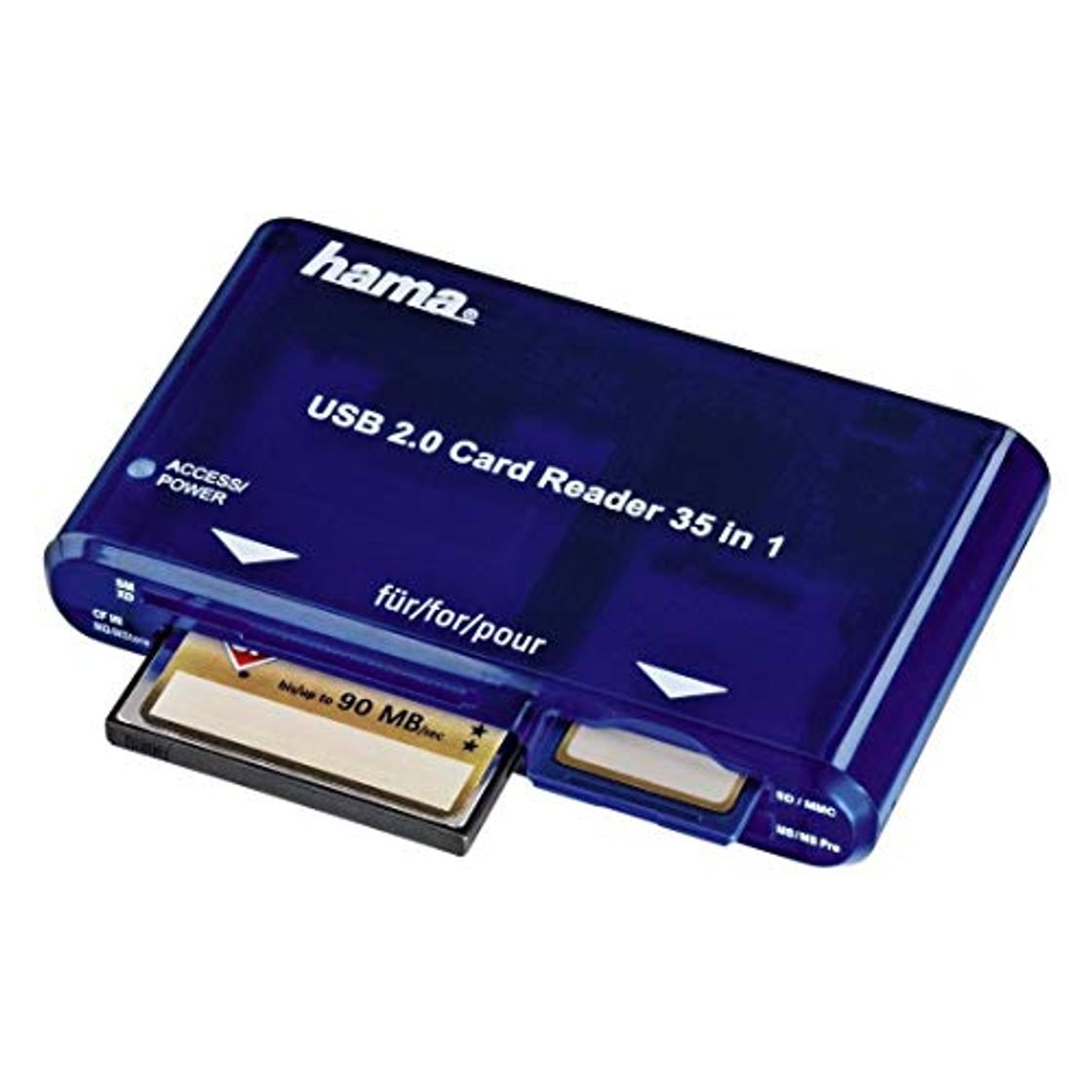 Products Hama - USB CardReaderWriter 35in1, USB 2.0