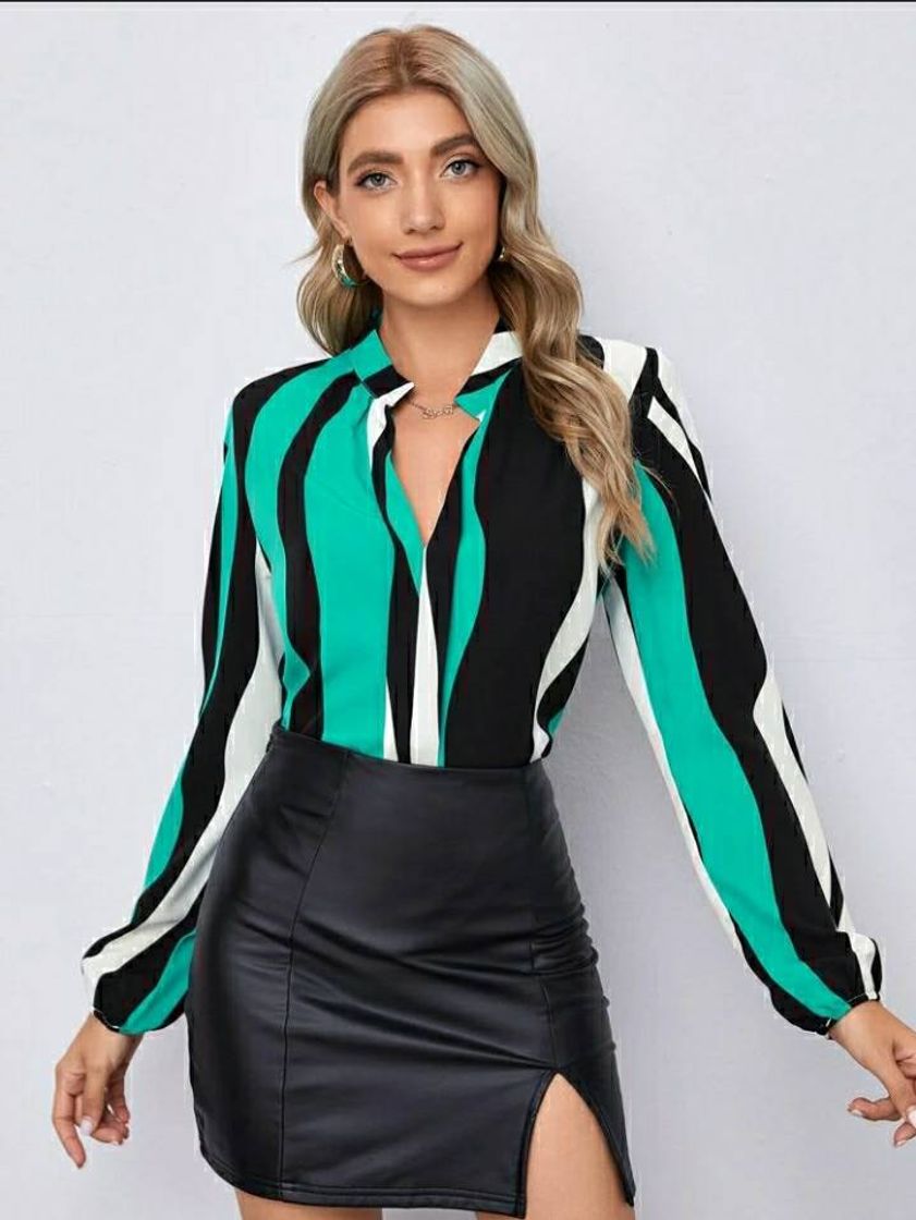 Fashion Blusa verde 