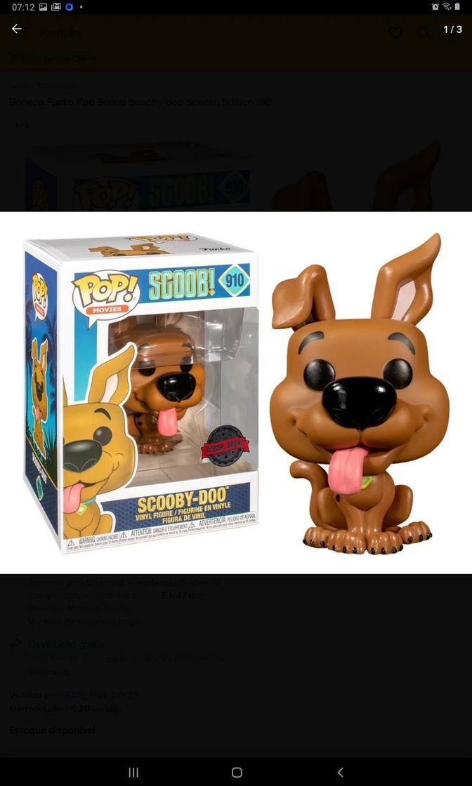 Moda Boneco funko pop scooter doo